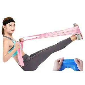 [콩심팥심]라텍스 고무 저항밴드 요가 근력운동 전신 2단계 운동고무밴드