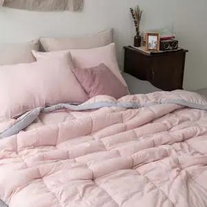 심플 워싱 리버서블 간절기 이불베개세트 SS 차렵이불