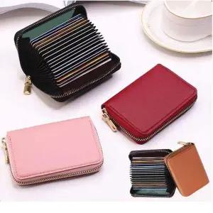 [콩심팥심]남여공용 아코디언 카드지갑 명함지갑 메모 수납지갑