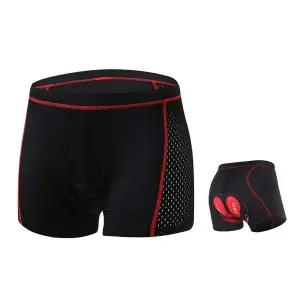 굿라이더 자전거 쿠션 팬츠(L) (레드) 안장바지