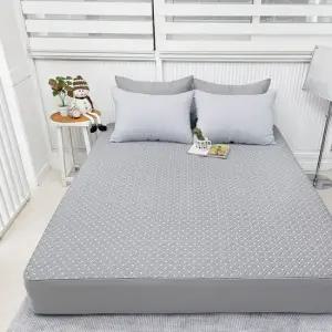 [당일 출고] 베드앤데코 국내생산 크로스 냉감 매트리스커버 패밀리 SS+SS