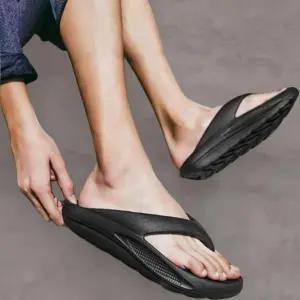 [옷자락]남성 여름 패턴 쿠셔닝 푹신 무지 슬리퍼 쪼리