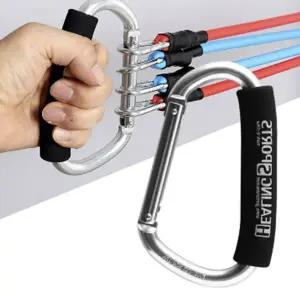 튜빙밴드 근력운동 어깨운동기구 카라비너 풀업밴드