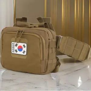 [옷자락]남자 생활방수 패치 스퀘어 사각 크로스백