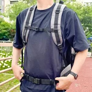 [옷자락]남성용 대용량 여행 가방 분리수납 레저 백팩