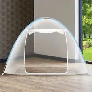 원터치모기장 중 캠핑 침대 사각 모기장텐트