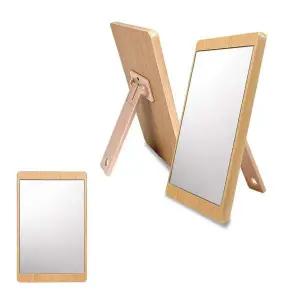 슬림 사각우드 스탠드거울 책상거울 다용도거울 메이크업거울