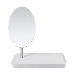 소품트레이 겸용 각도조절 탁상거울 다용도거울 메이크업거울