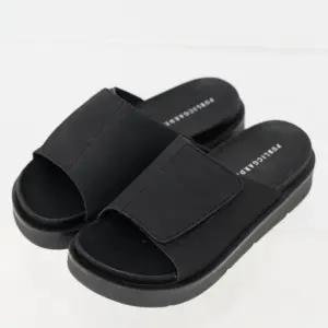 [옷자락]남성용 여름 사무실용 검정 슬리퍼