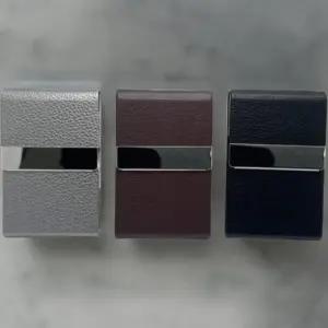 [옷자락]남성 비즈니스 가죽 스틸 자석 명함홀더 카드지갑