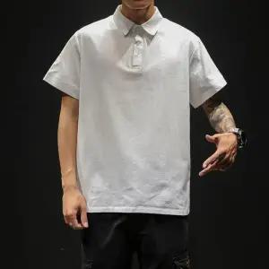 [옷자락]남성 스트릿패션 무지컬러 카라넥 반팔 티셔츠