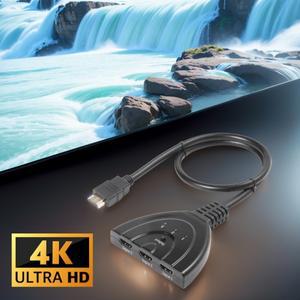 HDMI 호환 스위치  플스호환 xbox호환 DVD 플레이어 파이어 스틱용 스플리터  4K  1080P  3 in 1 Out