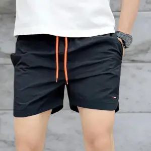 [옷자락]남자 밴딩 야광스트링 3부 운동복 트임 반바지