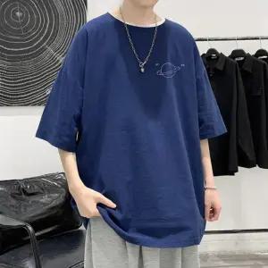 [옷자락]남성 클래식 나염 라운드넥 빅사이즈 반팔 티셔츠