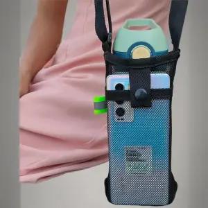 [옷자락]남자 통기성 물통보관 메쉬 보틀 파우치