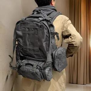 [옷자락]남자 멀티수납 스포츠 아웃도어 끈조절 백팩