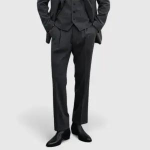 [옷자락]남자 클래식 정장팬츠 스트레이트 스판 출근룩 바지