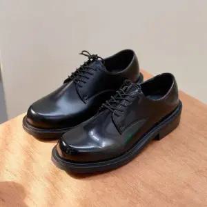 [옷자락]남성 클래식 정장 구두 가죽 둥근코 블랙 로퍼