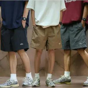 [옷자락]남자 멀티포켓 캐주얼 스포츠 밴딩 반바지