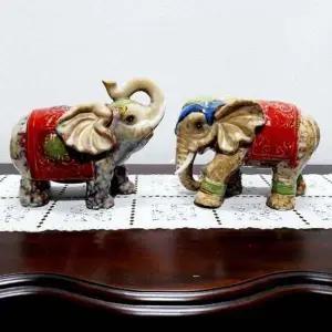 코끼리장식품2p세트 코끼리장식품 코끼리소품 인테리어소품