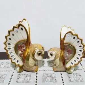 날개부엉이2p(16159)(16160) (5) 앤틱 장식품 벽걸이 엔틱