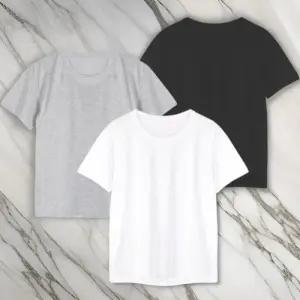 [옷자락]남자 코마사면 베이직 박시 심플 데일리 반팔티