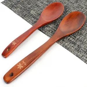 제이원잡화점 원목 큰 스푼 옻칠수저