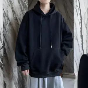 [옷자락]남성 겨울긴팔 박시 오버핏 캥거루 티셔츠