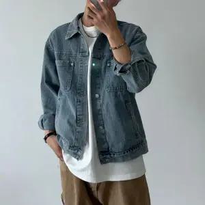 [옷자락]남자 여자 캠퍼스룩 트러커 후드탈부착 투웨이 청자켓