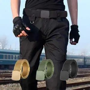 [골드스마일]가벼운 학생 청바지 버클 남자 등산 벨트 캐주얼 허리