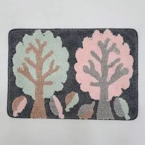 [오너클랜]뽀송이 두툼 나무가든매트 주방 침실매트 50x135cm