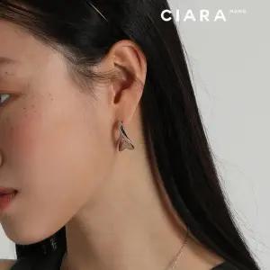 [씨아라]CIARA mono 14K Albany 하트윙 원터치 귀걸이(GoldPlated)