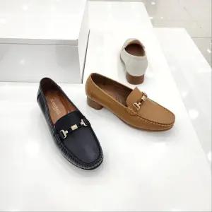 [탠디]by미셸 소가죽소재 3cm굽  발편한 앞장식 여성 컴포트로퍼  x23214 cc7_CC