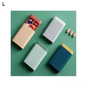 휴대용 알약 소분 미니케이스 4개용통 사각통 약통 여행용통 소형 케이스 용케이스 용약 여행용