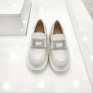 [탠디]by미셸 소가죽소재 5cm굽  발편한 큐빅장식 여성 통굽 로퍼  cc5_CC