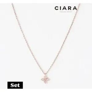 [씨아라][목걸이 팔찌SET] CIARA 14K Maclodio 꽈뜨로 샤이닝 윈도우