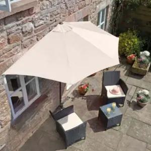 [무료배송] 하프파라솔세트 카페 창문 베란다 테라스 어닝 파라솔