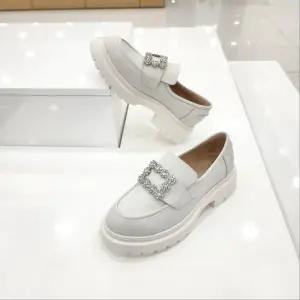 [탠디]by미셸 소가죽소재 5cm굽  발편한 큐빅장식 여성 통굽 로퍼  cc12_CC