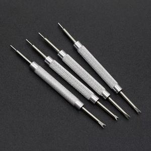 가죽 시계줄 스트랩 수리 도구 - 시계용 정밀 금속 핀 분해 및 조정기  교체 스트랩 키트