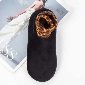 겨울 양말 커플 덧신 벨벳 수면 검정색양말 방한 두꺼