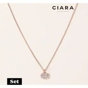 [씨아라][목걸이 팔찌SET] CIARA 14K Lecco 버스팅버드 샤이닝