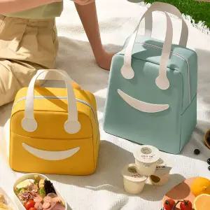 러블리 스마일 보온보냉 소형 대형 도시락가방