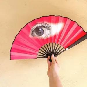 와부채 장기자랑 학예회 응원도구 접이식부채 이정현 와