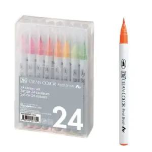 미술 지그 쿠레타케 리얼브러쉬 24색