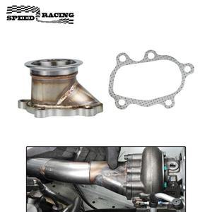 터보 다운 파이프 어댑터 63M 호환m V 밴드 클램프 플랜지 경쟁 T25 T28 2.5 스테인레스 스틸 차저 부품