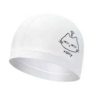 [셀러허브 스포츠레저]랠리 2025 아동용 우레탄 코팅 수모 수영모 A83085 WHT (39236663A)