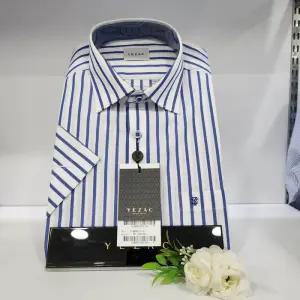 [예작]예작 YJ3MBR210면혼방 구김걱정없고 세련된 빅스트라이프 일반핏 반팔셔츠_SC