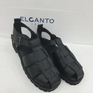 [엘칸토]블랙/소가죽남성샌들/피셔맨샌들/발가락감싸주는샌들LCMO02U52619-SC_SC