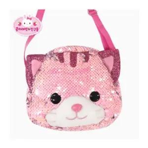 콩지래빗 리나캣 스팽글 크로스백캐릭터가방 키즈 끈가방 어린이 소풍 핑크 여아 핸드백