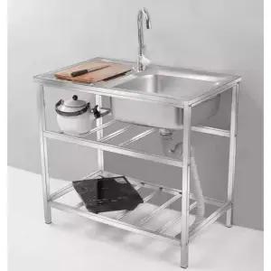 스텐 야외용 개수대 카페 싱크대 탕비실 세트 식당